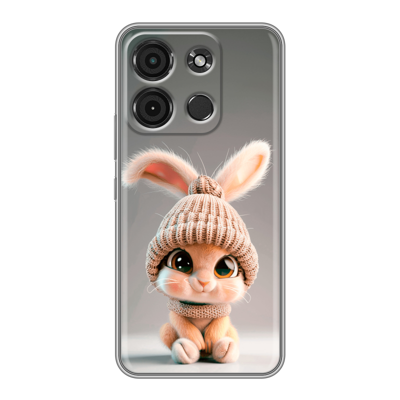 Силиконовый чехол на Itel A60s с принтом Кролик Силиконовый чехол на Itel A60s с принтом Кролик