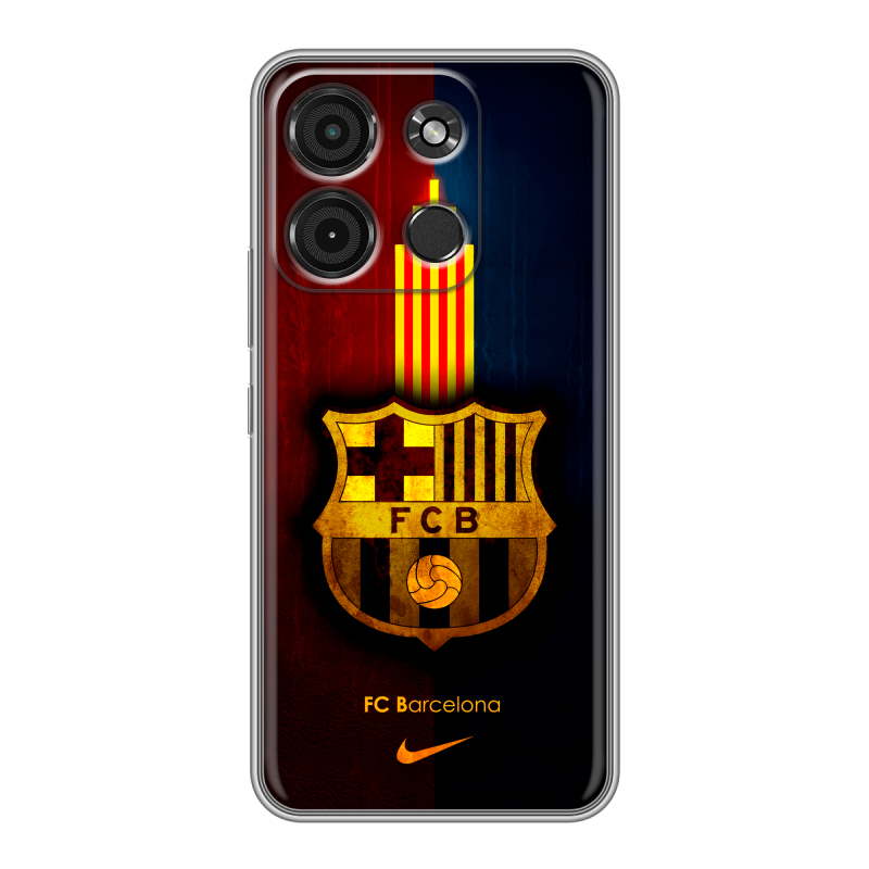 Силиконовый чехол на Itel A60s с принтом Барселона Barcelona Силиконовый чехол на Itel A60s с принтом Барселона Barcelona