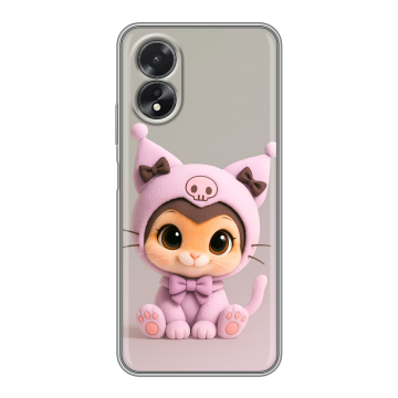 Силиконовый чехол на OPPO A18 с принтом Куроми Kuromi Силиконовый чехол на OPPO A18 с принтом Куроми Kuromi