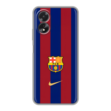 Силиконовый чехол на OPPO A18 с принтом Барселона Barcelona