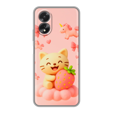 Силиконовый чехол на OPPO A18 с принтом для девочек Силиконовый чехол на OPPO A18 с принтом для девочек