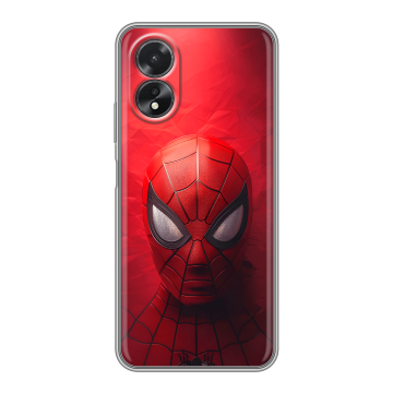 Силиконовый чехол на OPPO A18 с принтом Spiderman Человек паук Силиконовый чехол на OPPO A18 с принтом Spiderman Человек паук