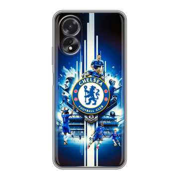 Силиконовый чехол на OPPO A18 с принтом Chelsea Челси Силиконовый чехол на OPPO A18 с принтом Chelsea Челси