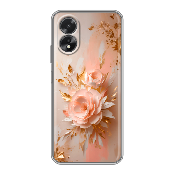 Силиконовый чехол на OPPO A18 с принтом женский Силиконовый чехол на OPPO A18 с принтом женский