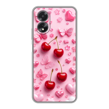 Силиконовый чехол на OPPO A18 с принтом для девочек Силиконовый чехол на OPPO A18 с принтом для девочек