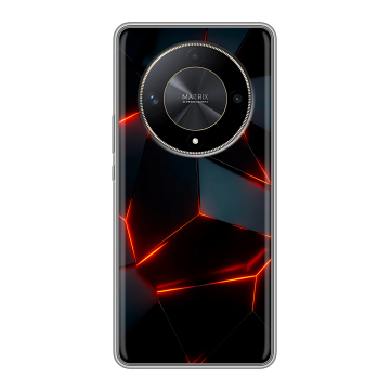 Силиконовый чехол на Huawei Honor X9b с принтом Яркие абстракции Силиконовый чехол на Huawei Honor X9b с принтом Яркие абстракции