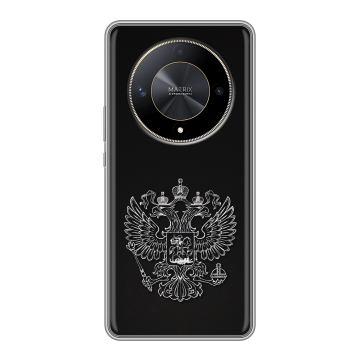 Силиконовый чехол на Huawei Honor X9b с принтом Герб России Силиконовый чехол на Huawei Honor X9b с принтом Герб России
