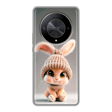 Силиконовый чехол на Huawei Honor X9b с принтом Кролик Силиконовый чехол на Huawei Honor X9b с принтом Кролик