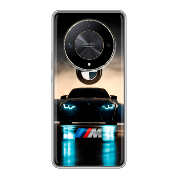 Силиконовый чехол на Huawei Honor X9b с принтом БМВ BMW Силиконовый чехол на Huawei Honor X9b с принтом БМВ BMW