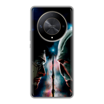 Силиконовый чехол на Huawei Honor X9b с принтом Гарри Поттер Harry Potter