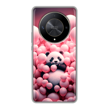 Силиконовый чехол на Huawei Honor X9b с принтом Панда