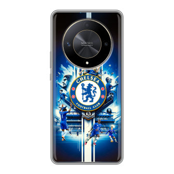 Силиконовый чехол на Huawei Honor X9b с принтом Chelsea Челси