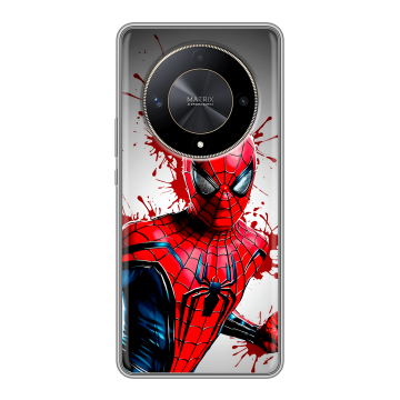 Силиконовый чехол на Huawei Honor X9b с принтом Spiderman Человек паук