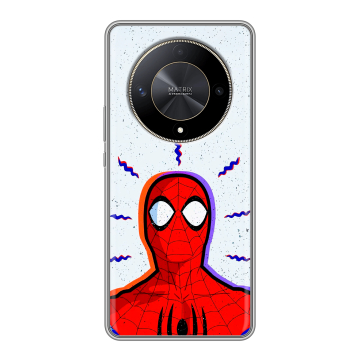 Силиконовый чехол на Huawei Honor X9b с принтом Spiderman Человек паук