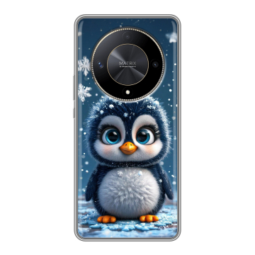 Силиконовый чехол на Huawei Honor X9b с принтом Новый год