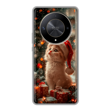 Силиконовый чехол на Huawei Honor X9b с принтом Новый год