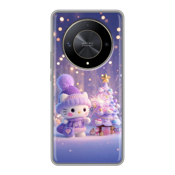 Силиконовый чехол на Huawei Honor X9b с принтом Новый год Силиконовый чехол на Huawei Honor X9b с принтом Новый год