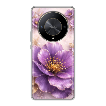 Силиконовый чехол на Huawei Honor X9b с принтом женский