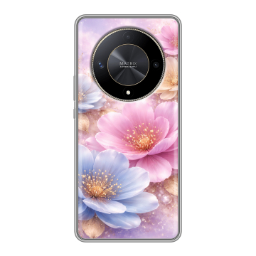 Силиконовый чехол на Huawei Honor X9b с принтом женский