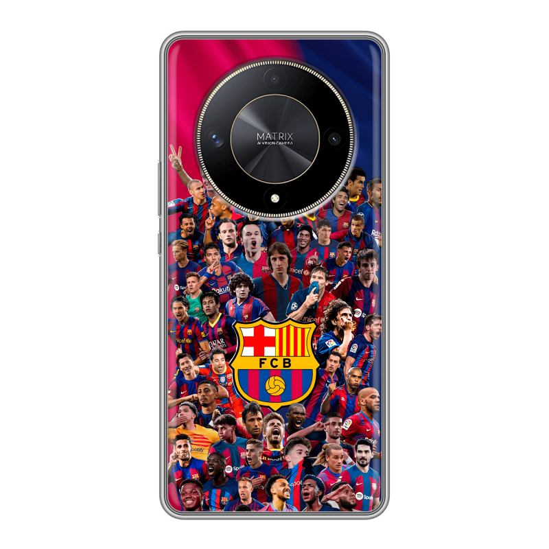 Силиконовый чехол на Huawei Honor X9b с принтом Барселона Barcelona Силиконовый чехол на Huawei Honor X9b с принтом Барселона Barcelona