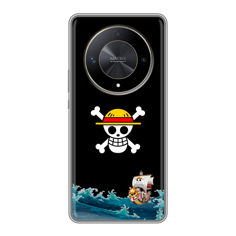 Силиконовый чехол на Huawei Honor X9b с принтом One Piece Ван Пис Силиконовый чехол на Huawei Honor X9b с принтом One Piece Ван Пис