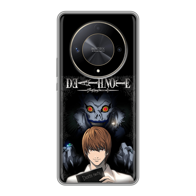 Силиконовый чехол на Huawei Honor X9b с принтом Death note Тетрадь смерти Силиконовый чехол на Huawei Honor X9b с принтом Death note Тетрадь смерти