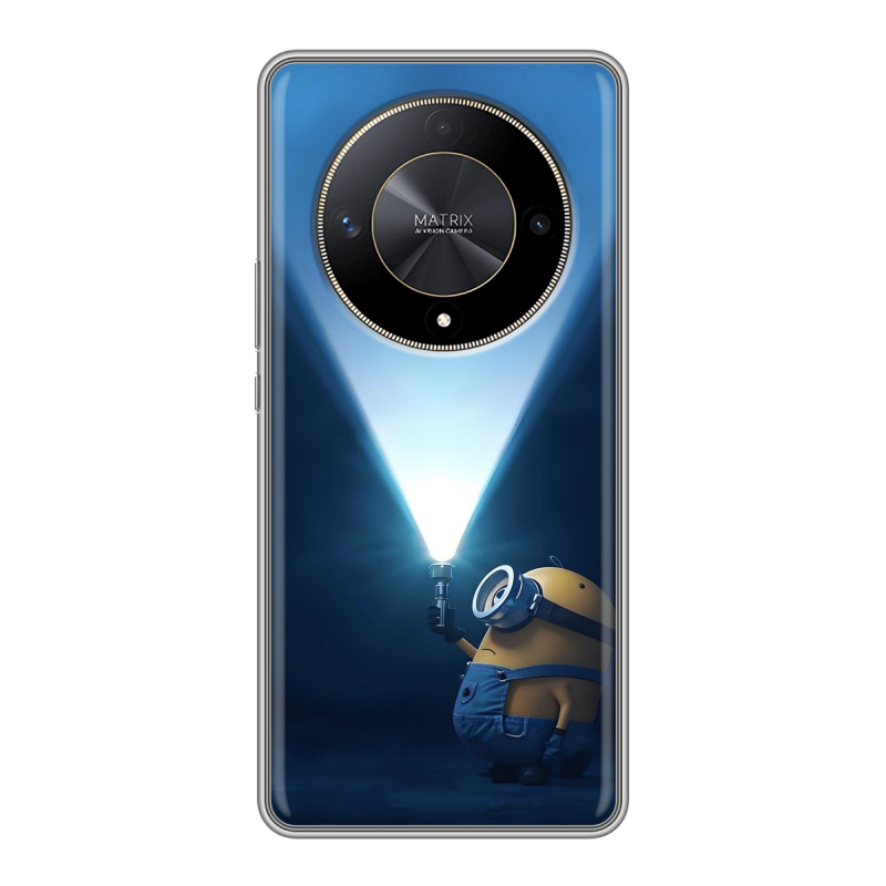 Силиконовый чехол на Huawei Honor X9b с принтом Миньоны Силиконовый чехол на Huawei Honor X9b с принтом Миньоны