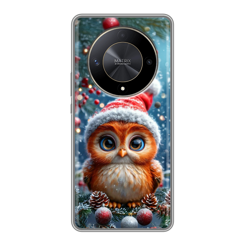 Силиконовый чехол на Huawei Honor X9b с принтом Новый год Силиконовый чехол на Huawei Honor X9b с принтом Новый год