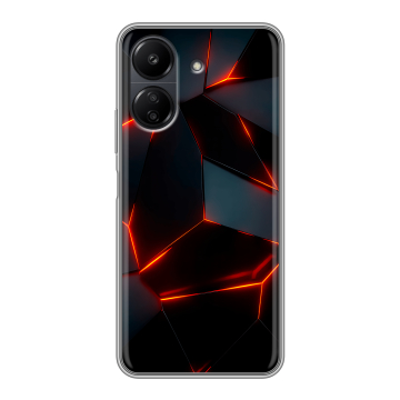 Силиконовый чехол на Xiaomi Poco C65 с принтом Яркие абстракции Силиконовый чехол на Xiaomi Poco C65 с принтом Яркие абстракции