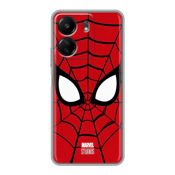 Силиконовый чехол на Xiaomi Poco C65 с принтом человек паук spiderman