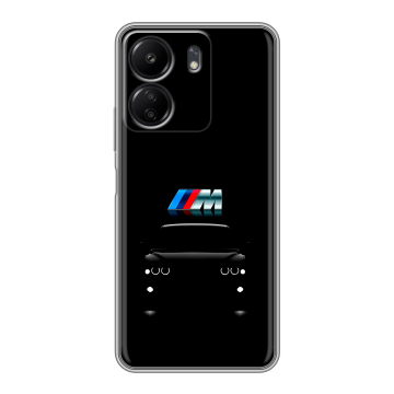 Силиконовый чехол на Xiaomi Poco C65 с принтом БМВ BMW