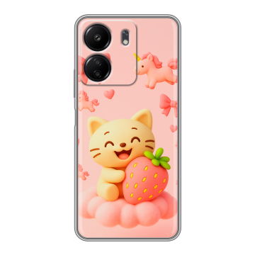 Силиконовый чехол на Xiaomi Poco C65 с принтом для девочек Силиконовый чехол на Xiaomi Poco C65 с принтом для девочек