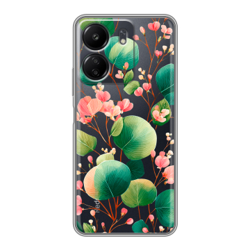 Силиконовый чехол на Xiaomi Poco C65 с принтом женский Силиконовый чехол на Xiaomi Poco C65 с принтом женский