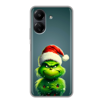 Силиконовый чехол на Xiaomi Poco C65 с принтом Новый год Силиконовый чехол на Xiaomi Poco C65 с принтом Новый год