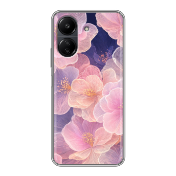 Силиконовый чехол на Xiaomi Poco C65 с принтом женский Силиконовый чехол на Xiaomi Poco C65 с принтом женский