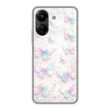 Силиконовый чехол на Xiaomi Poco C65 с принтом женский Силиконовый чехол на Xiaomi Poco C65 с принтом женский