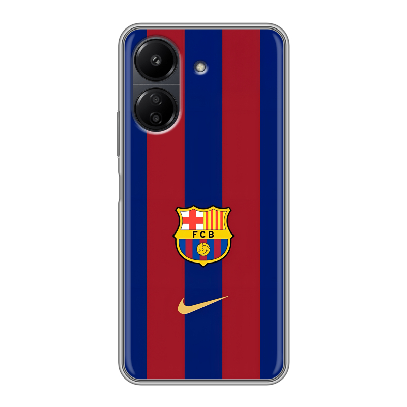 Силиконовый чехол на Xiaomi Poco C65 с принтом Барселона Barcelona Силиконовый чехол на Xiaomi Poco C65 с принтом Барселона Barcelona