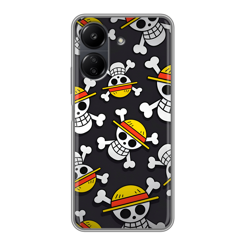 Силиконовый чехол на Xiaomi Poco C65 с принтом One Piece Ван Пис Силиконовый чехол на Xiaomi Poco C65 с принтом One Piece Ван Пис