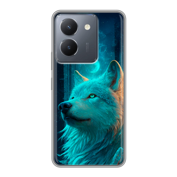 Силиконовый чехол на Vivo Y27s с принтом бабочки саккура Силиконовый чехол на Vivo Y27s с принтом бабочки саккура