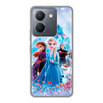 Силиконовый чехол на Vivo Y27s с принтом Холодное сердце Frozen Силиконовый чехол на Vivo Y27s с принтом Холодное сердце Frozen