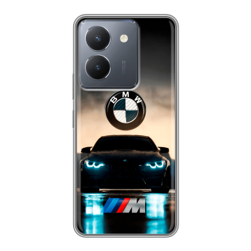 Силиконовый чехол на Vivo Y27s с принтом БМВ BMW