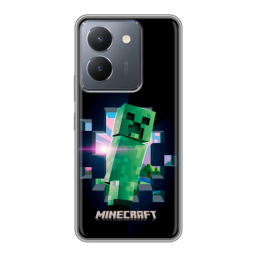 Силиконовый чехол на Vivo Y27s с принтом Майнкрафт Minecraft Силиконовый чехол на Vivo Y27s с принтом Майнкрафт Minecraft