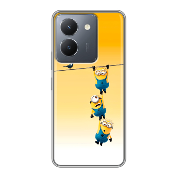 Силиконовый чехол на Vivo Y27s с принтом Миньоны Силиконовый чехол на Vivo Y27s с принтом Миньоны