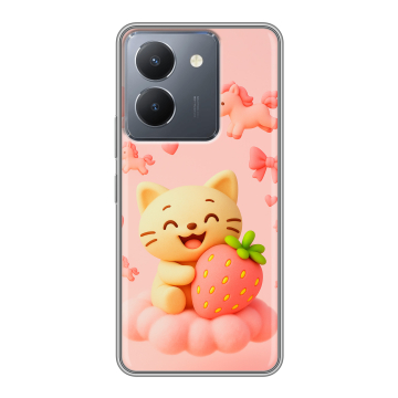 Силиконовый чехол на Vivo Y27s с принтом для девочек Силиконовый чехол на Vivo Y27s с принтом для девочек