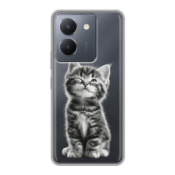Силиконовый чехол на Vivo Y27s с принтом Котенок Силиконовый чехол на Vivo Y27s с принтом Котенок