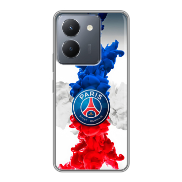 Силиконовый чехол на Vivo Y27s с принтом PSG ПСЖ