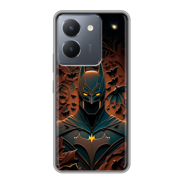 Силиконовый чехол на Vivo Y27s с принтом Batman Бэтмен