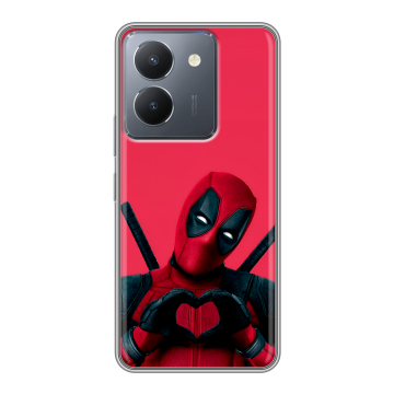 Силиконовый чехол на Vivo Y27s с принтом Дедпул Deadpool Силиконовый чехол на Vivo Y27s с принтом Дедпул Deadpool