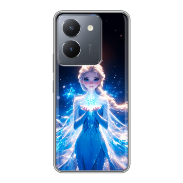 Силиконовый чехол на Vivo Y27s с принтом Холодное сердце Frozen Силиконовый чехол на Vivo Y27s с принтом Холодное сердце Frozen