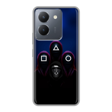 Силиконовый чехол на Vivo Y27s с принтом Игра Кальмара